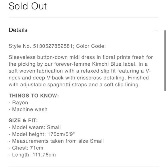 Urban Outfitters Floral Slip Dress XS - Picture 2 of 10